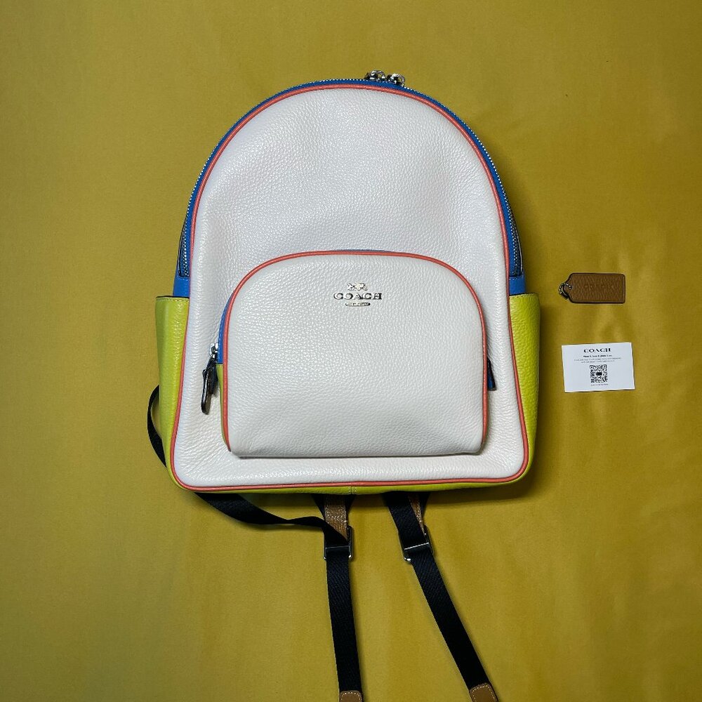 Colorblock Coach Court Backpack